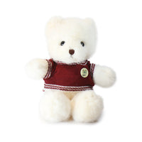 12-inch Fashionable Polo Bear with Button Sweater