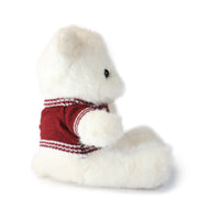 12-inch Fashionable Polo Bear with Button Sweater