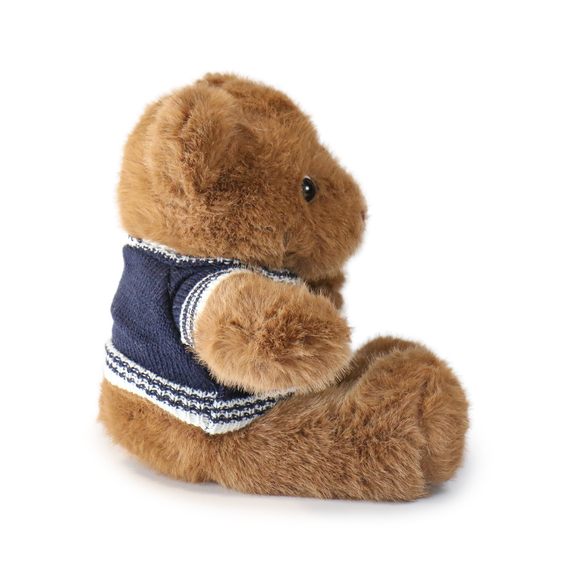 12-inch Fashionable Polo Bear with Button Sweater