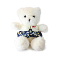 12-inch Fashionable Love You Bear with White Shirt with 'I ❤️ U'
