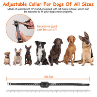 1Set Dog Fence System Pet Containment System With One Hundred Adjustable Levels IPX7 Waterproof Rechargeable Receiver Un