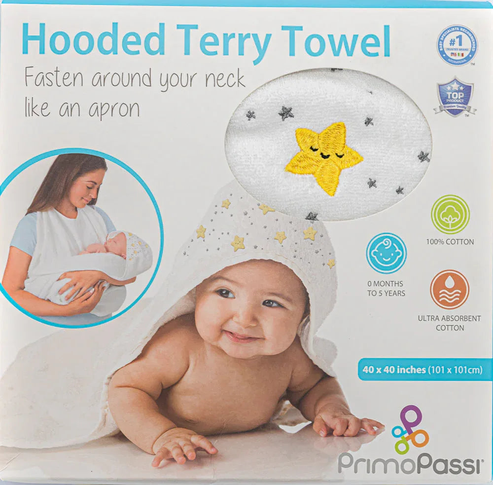 Primo Passi - Terry Hooded, Towel With Apron - BIG FRENCHIES