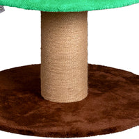 59in Large Tall Christmas Tree Cat Tower With 2 Cat Condos & Scratching Post, Soft Fleece Cat Tree With Teaser Toy & Stu
