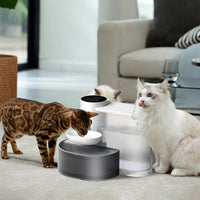 1Pc Smart Pet Water Fountain Automatic Cat Water Dispenser 3L Cordless Rechargeable Dog Water Fountain Self-Refill With 