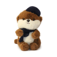 14-inch French Otter Carl with Black Hat