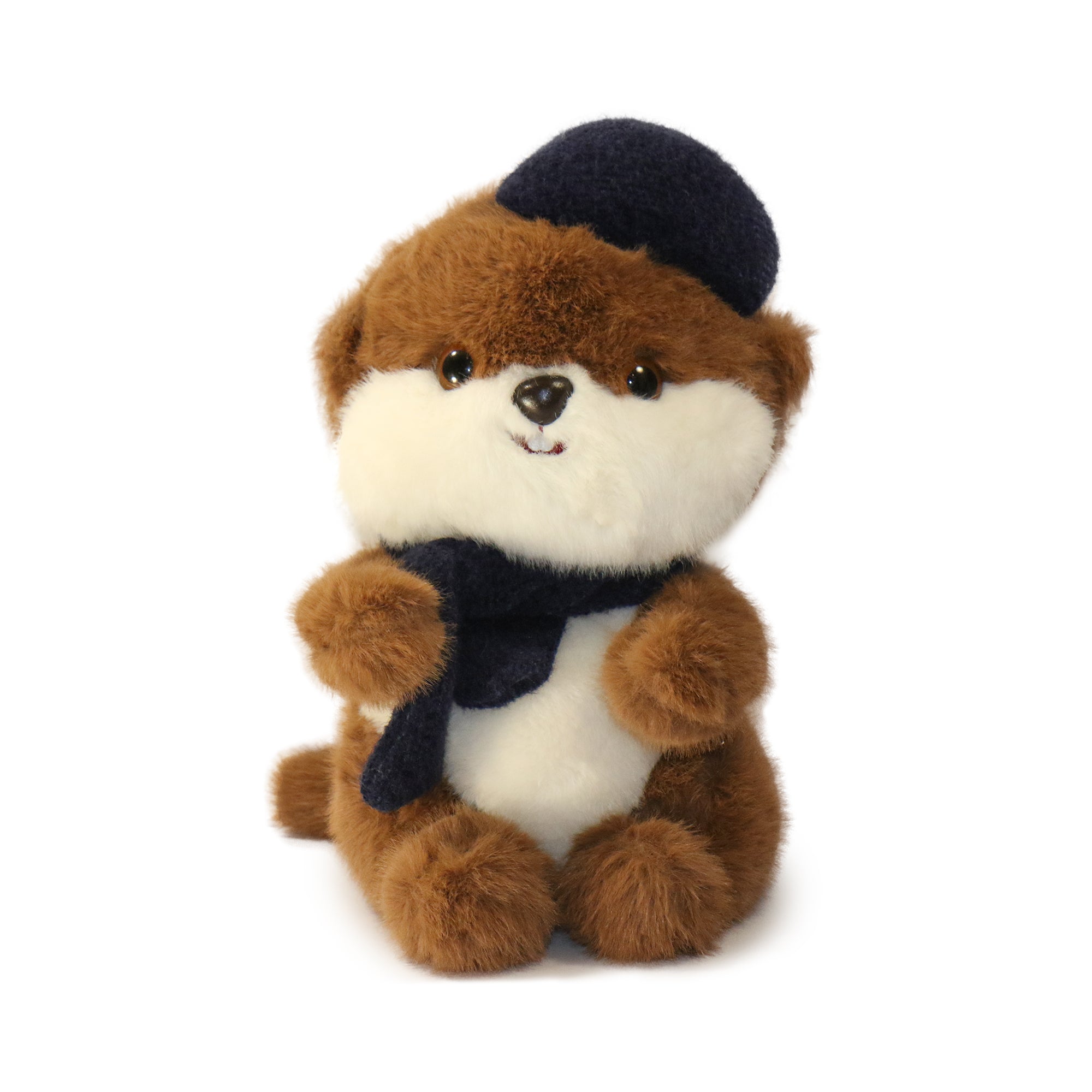 14-inch French Otter Carl with Black Hat
