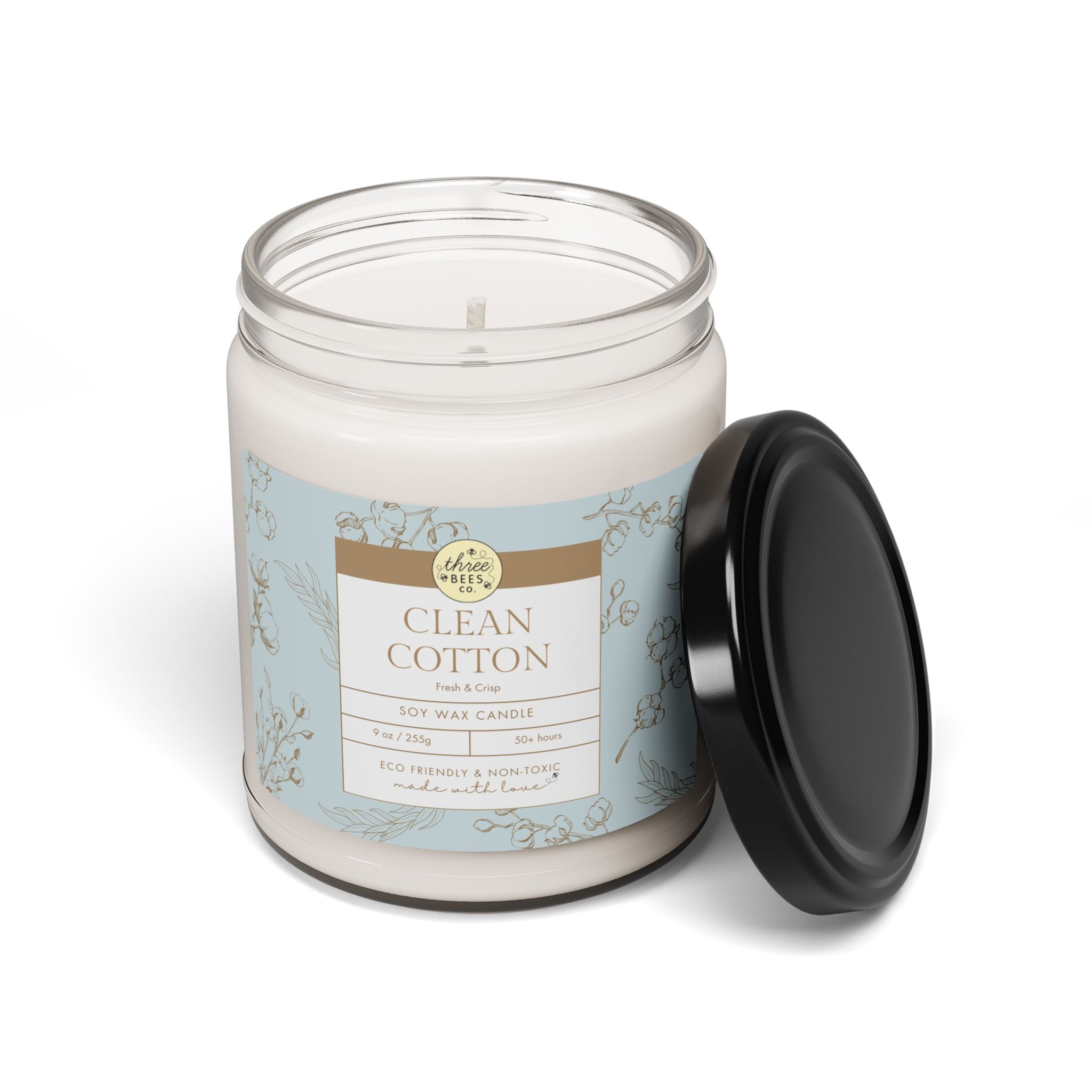 Three Bees Scented Soy Candle - 9oz - BIG FRENCHIES