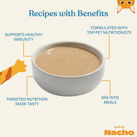 Grain Free Cat Food Topper Digestive Support Chicken Puree 18 Pack