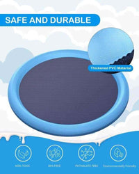 Pet Dog Sprinkler Pad Play Cooling Mat - BIG FRENCHIES