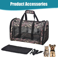 Soft-Sided Pet Carrier for Cats & Small Dogs, 22 lb, 19-Inch