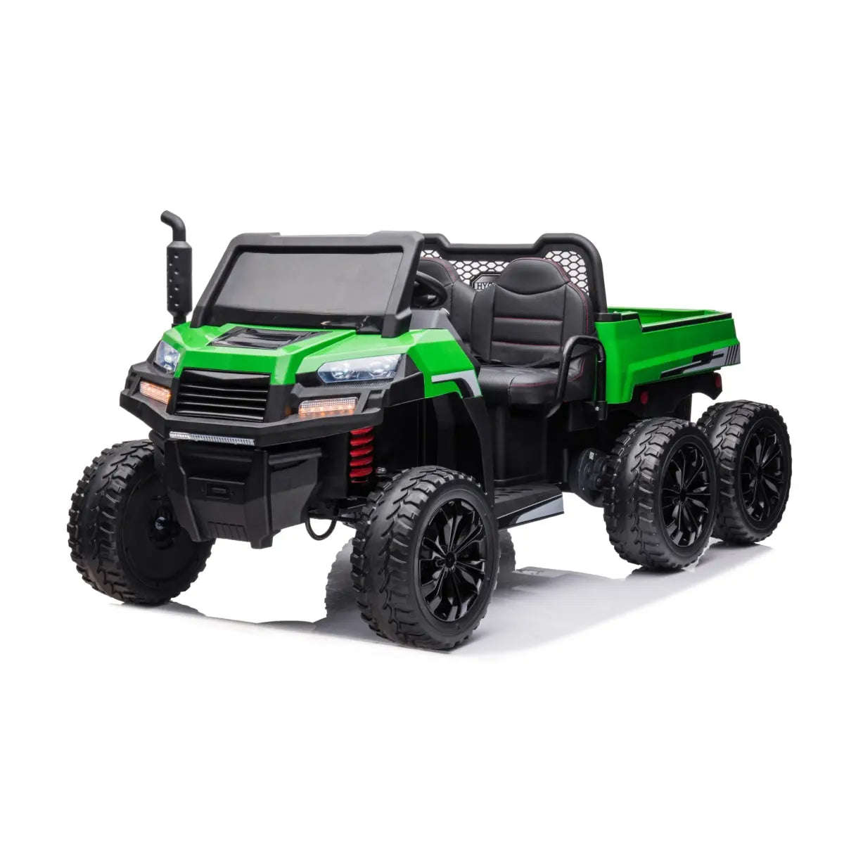 24V 6 Wheeler Freddo Tractor Trailer 2 Seater Ride-on with Dump Cart and Parental Remote - BIG FRENCHIES