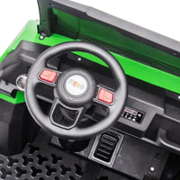 24V 6 Wheeler Freddo Tractor Trailer 2 Seater Ride-on with Dump Cart and Parental Remote - BIG FRENCHIES