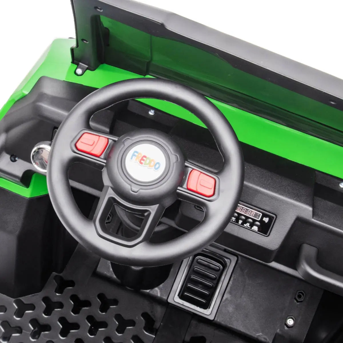 24V 6 Wheeler Freddo Tractor Trailer 2 Seater Ride-on with Dump Cart and Parental Remote - BIG FRENCHIES