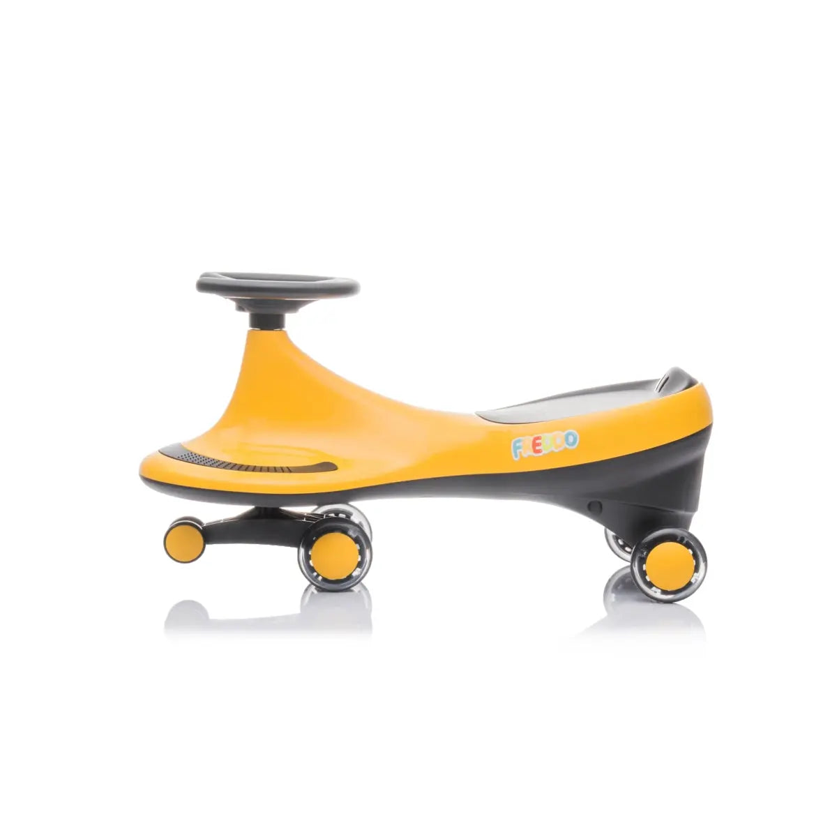 Freddo Toys Swing Car with Flashing Wheels - BIG FRENCHIES