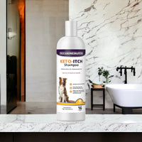 Piccardmeds4pets Keto-Itch Relief Medicated Shampoo Pet Dog 16 oz. + FREE Bandana!