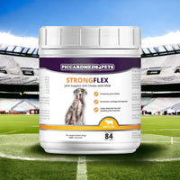 Piccardmeds4pets StrongFlex Joint Support Large Dogs 84ct + FREE Bandana!