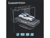 1965 Shelby GT350 White with Blue Stripes "Collection" Series 1/64 Diecast Model Car by Majorette