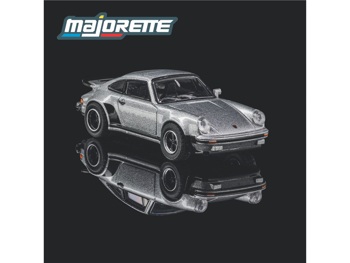 1975 Porsche 930 Turbo Silver Metallic "Collection" Series 1/64 Diecast Model Car by Majorette