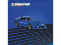 1985 Chevrolet Camaro Blue Metallic with Black Top "Collection" Series 1/64 Diecast Model Car by Majorette