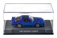 1985 Chevrolet Camaro Blue Metallic with Black Top "Collection" Series 1/64 Diecast Model Car by Majorette