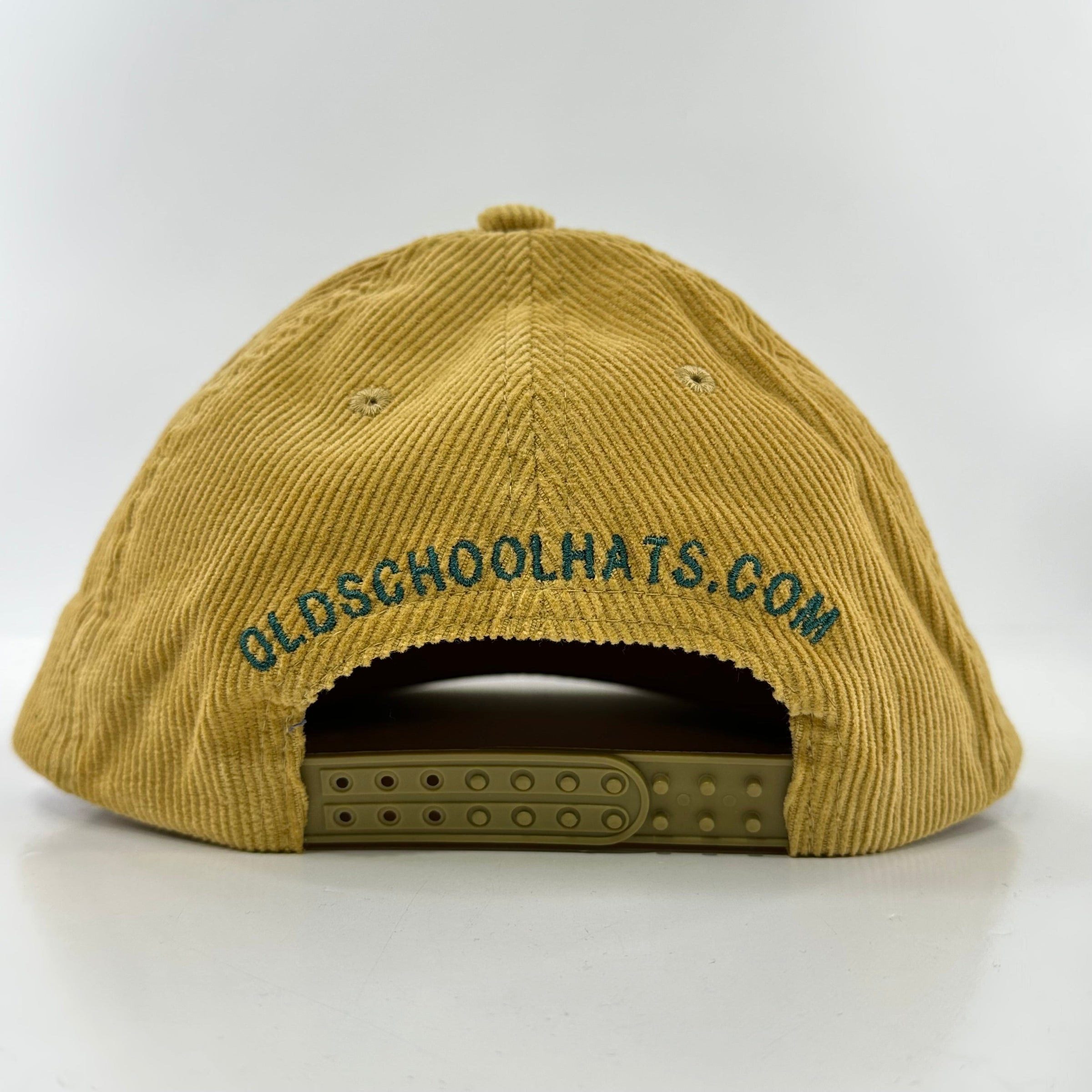BEER FOR MY HORSES Mustard Cordaroy Rope SnapBack Cap Hat Custom Embroidered
