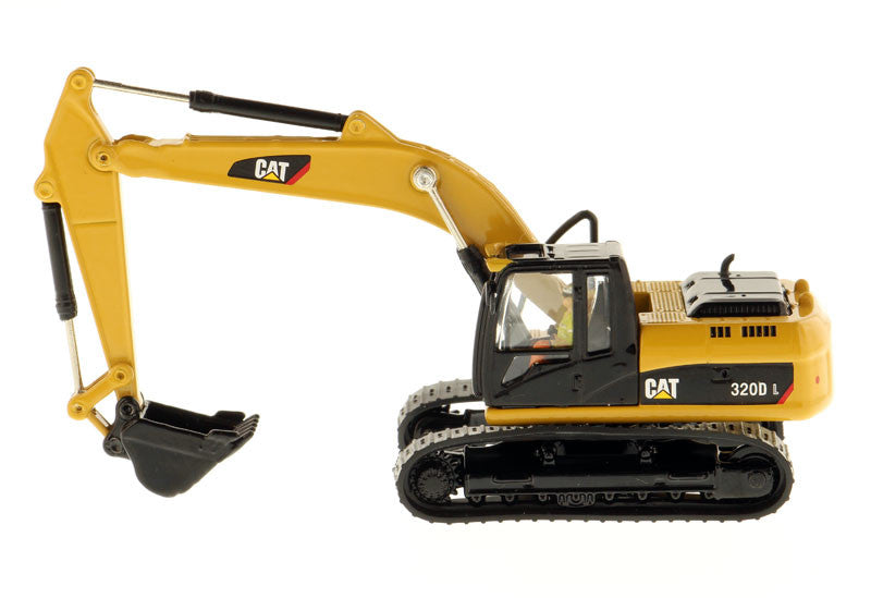CAT Caterpillar 320D L Hydraulic Excavator with Operator "High Line" Series 1/87 (HO) Scale Diecast Model by Diecast Masters
