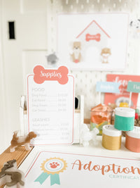 Pet Adoption Clinic Dramatic Play