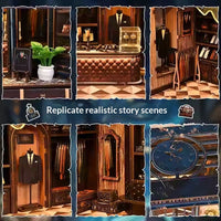3D Miniature Wooden Building Block Toy With Golden Ratio Lines