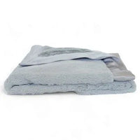 Luxury Satin Border Blanket - Silver - BIG FRENCHIES