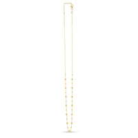 14k Yellow Gold Bead Necklace