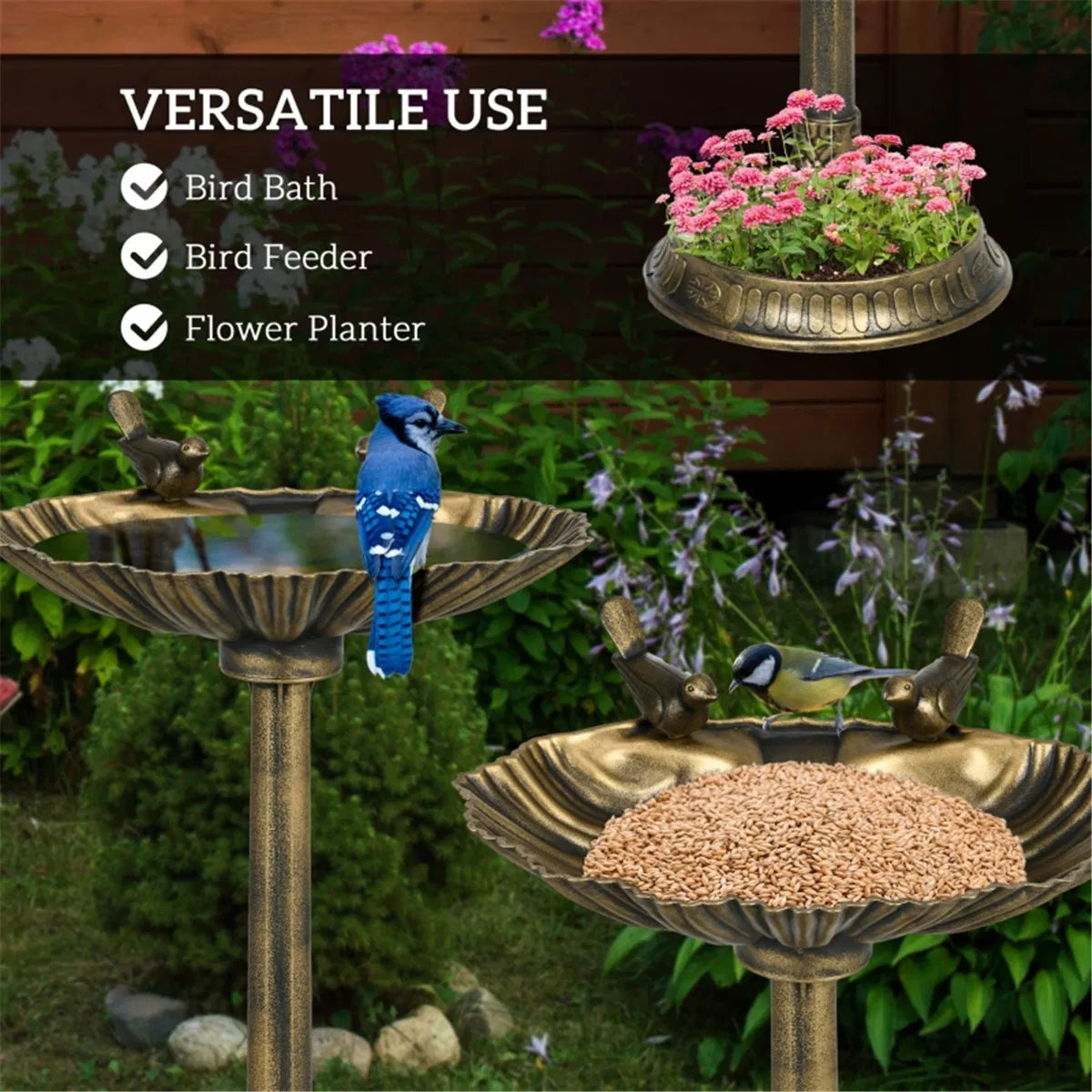 Bird Bath /Bird Feeder Bowl
