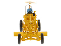 CAT Caterpillar No.12 Motor Grader Yellow with Operator "Vintage Series" 1/50 Diecast Model by Diecast Masters