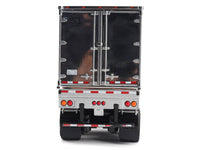 Peterbilt 579 UltraLoft Truck Tractor Black Metallic with "CAT Caterpillar" Mural Trailer "Transport Series" 1/50 Diecast Model by Diecast Masters