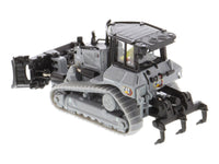 CAT Caterpillar D5 Track-Type Dozer "Centennial" Gray with Operator "High Line Series" 1/87 (HO) Diecast Model by Diecast Masters