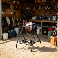 Folding Saddle Rack with Foldable for Garage