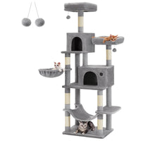 Elevate Your Cat's Playtime with the Timmins 78.3" Multi-Level Cat Tree - Cozy Condos & Scratching Posts Included! - BIG FRENCHIES