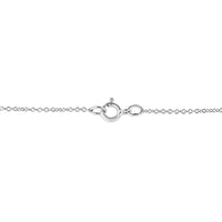 .925 Sterling Silver Pave-Set Diamond Accent Heart Shape 18" Pendant Necklace (I-J Color, I1-I2 Clarity)