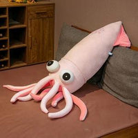 Full Size Squid Soft Stuffed Plush Pillow Toy