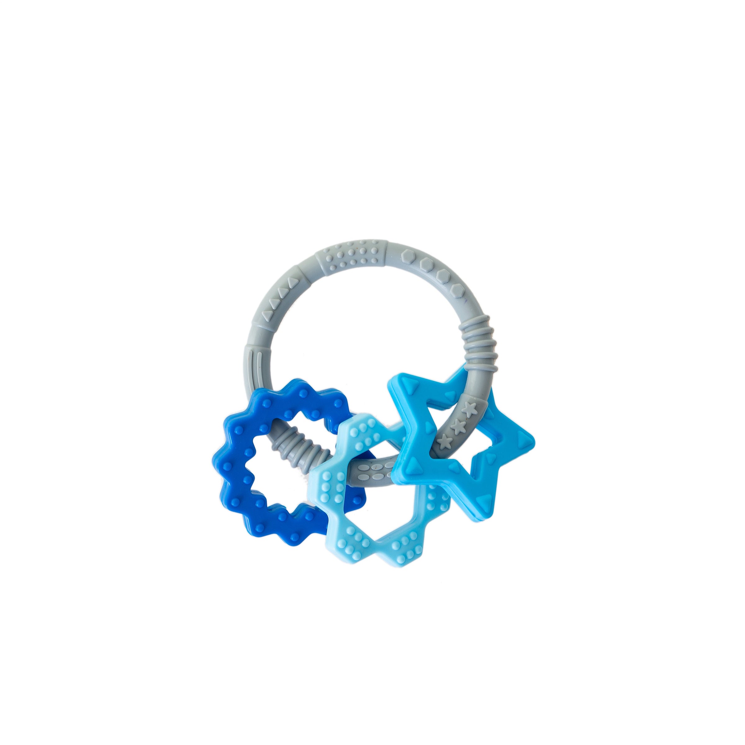 Babyjem silicon ring teether 100% food-grade silicone dishwasher safe 3+ months