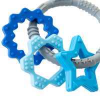 Babyjem silicon ring teether 100% food-grade silicone dishwasher safe 3+ months