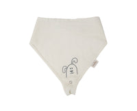 Babyjem 837 muslin bib with pacifier hanger