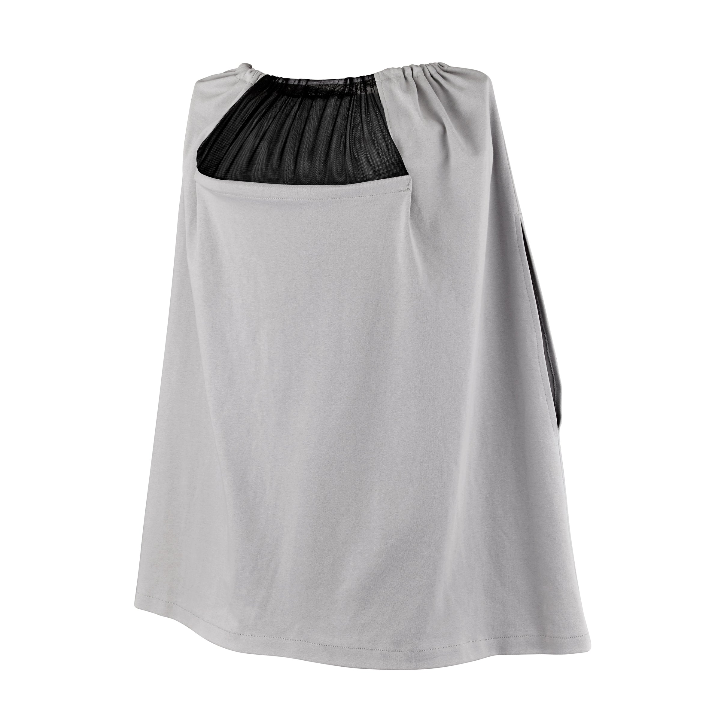 Babyjem breast feeding tulle cover grey