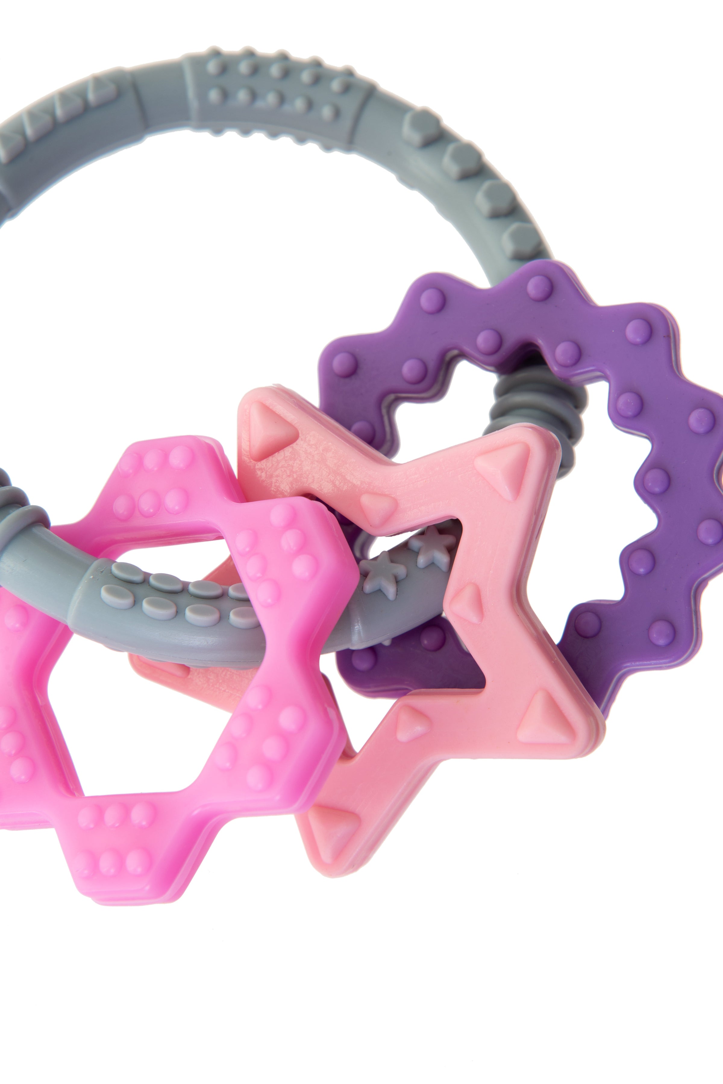 Babyjem silicon ring teether 100% food-grade silicone dishwasher safe 3+ months