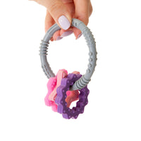 Babyjem silicon ring teether 100% food-grade silicone dishwasher safe 3+ months