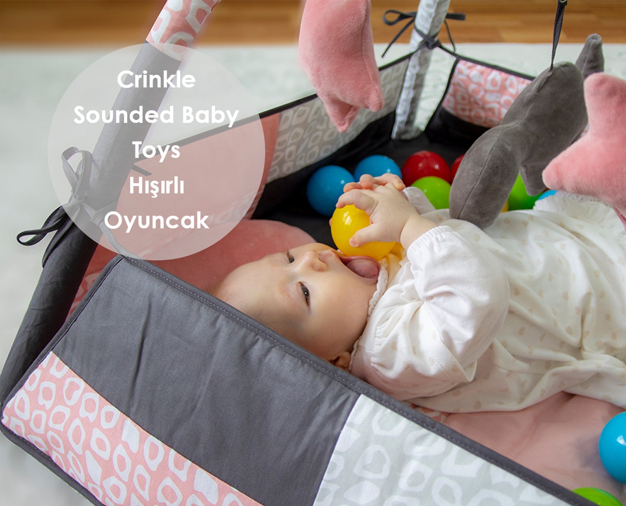 Babyjem play mat with balls