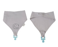 Babyjem 837 muslin bib with pacifier hanger