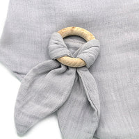 Babyjem muslin bib with teether