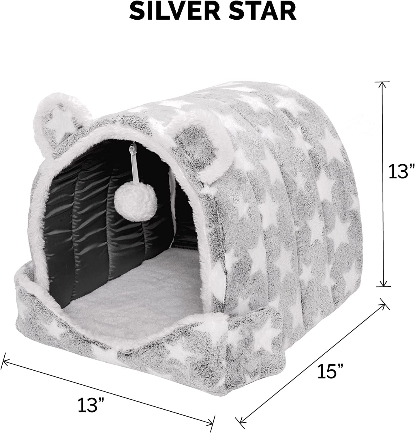 Washable Bed Cave for Indoor Cats & Small Dogs - BIG FRENCHIES