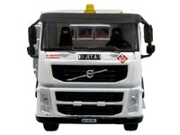 Volvo FM500 with Esterer Aviation Refueling Tanker Truck "Gulf Aviation" White with Blue Stripes Limited Edition 1/87 (HO) Diecast Model by Iconic Replicas