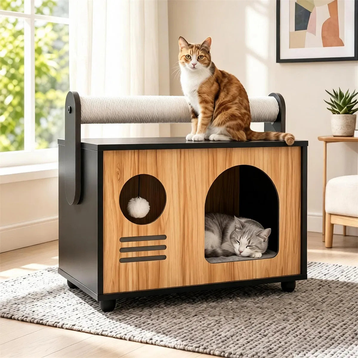 Cat and Dog Kennel Modern 19 Inches X 12 X 17.5